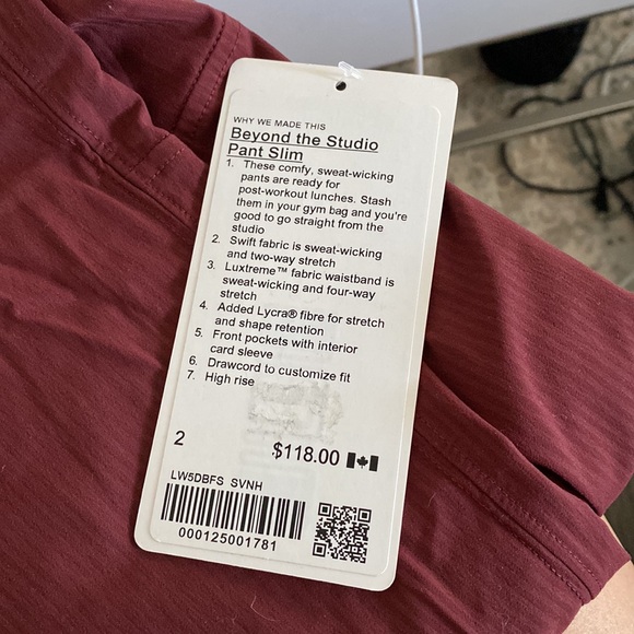 Lululemon Beyond the studio pants slim - Picture 5 of 7